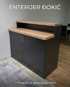 Recepcijski pult po meri sa profesionalnim izgledom