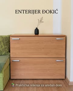 Komoda po meri sa praktičnim prostorom za odlaganje